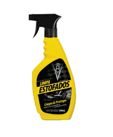 LIMPA ESTOFADO 500ML V8 SANOL - Storesul