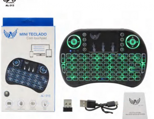 Mini Keyboard com Led para Smart TV AL-313 - Storesul