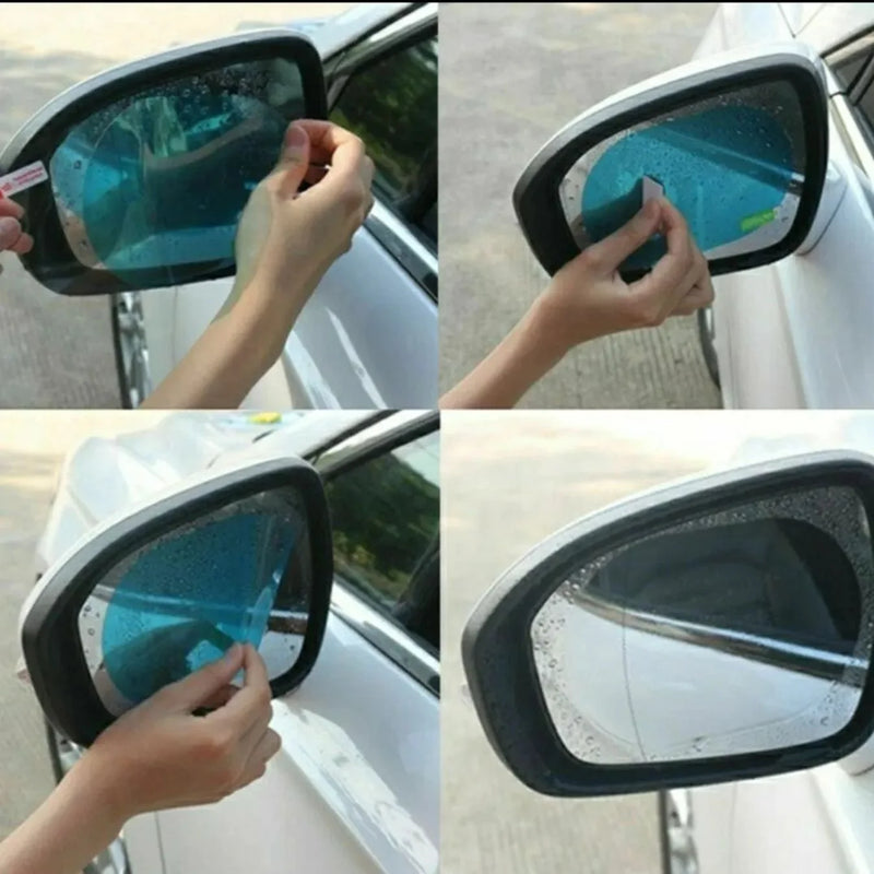 Película Retrovisor Carro Anti Embaçante Respingo Chuva Kit Com 2 - Storesul