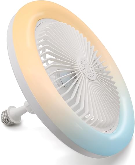 Ventilador De Teto Articulado Ajustável Com Luz Led Controle e Aromaterapia 48W Bivolt