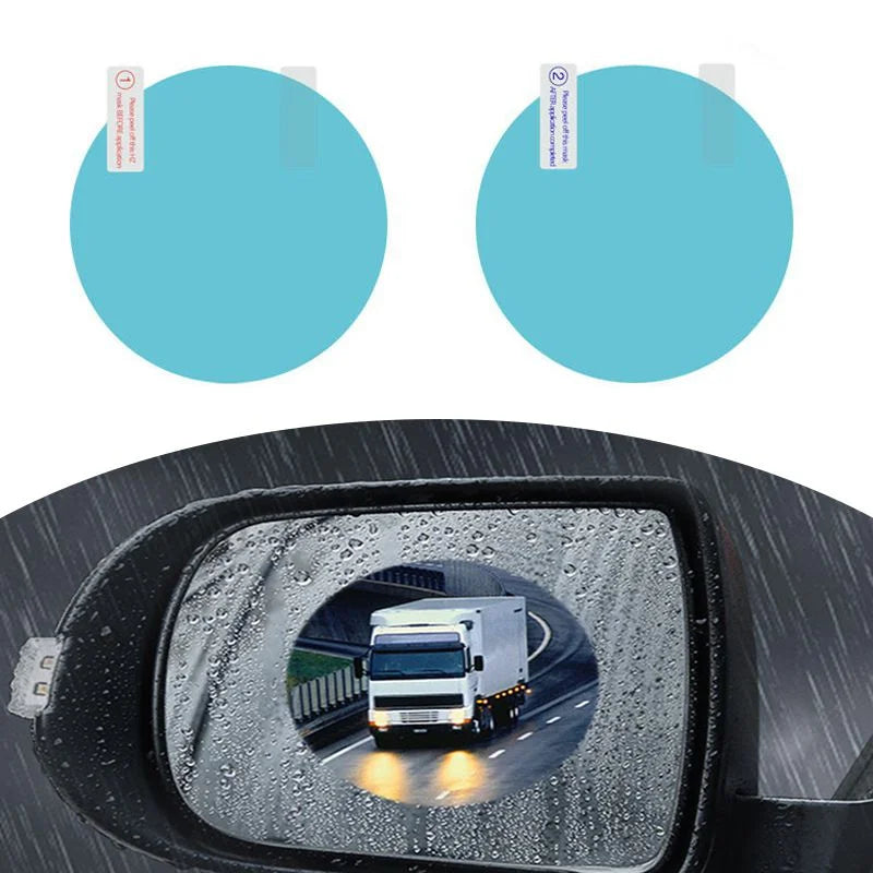 Película Retrovisor Carro Anti Embaçante Respingo Chuva Kit Com 2 - Storesul