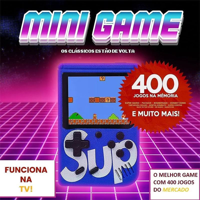 Mine Video Game Boy Portátil Sup 400 Jogos - Storesul