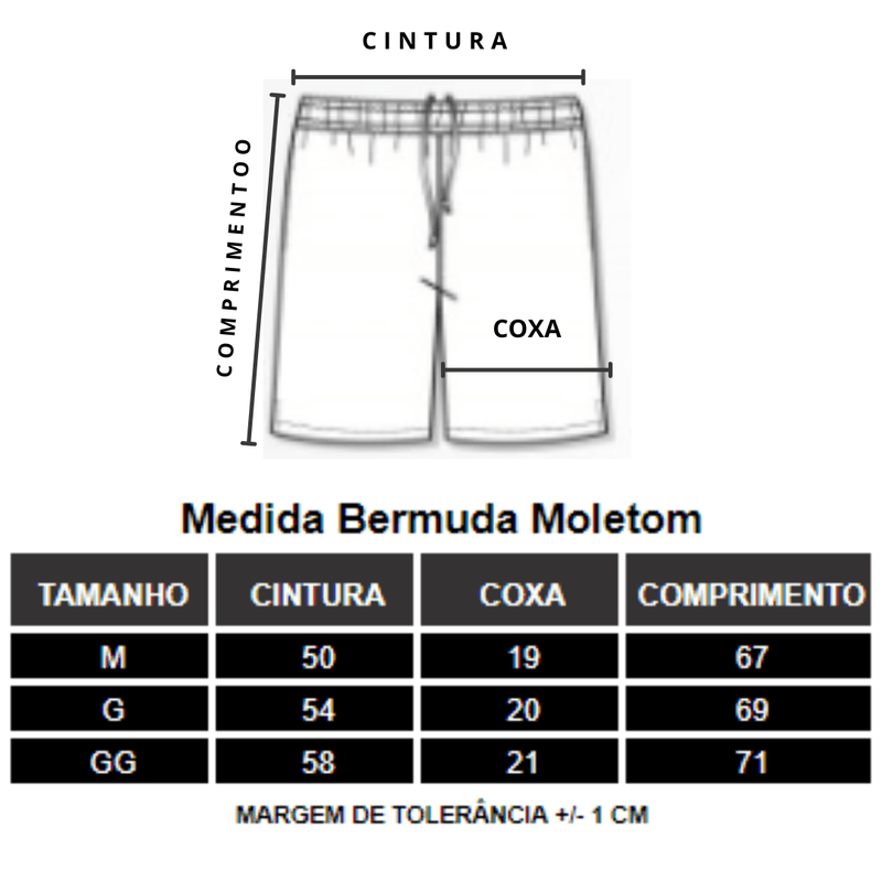 Bermuda Moletom Premium - Storesul