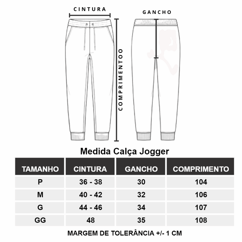 Calça Jogger Sarja + Carteira - Storesul