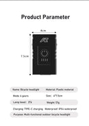 LED Bicycle Front Light Type-C Rechargeable Bicycle Headlight MTB Road Bike Headlamp Easy to Install Cycling Accessories