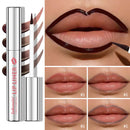 Waterproof Lip Liner Peel Off Tattoo Lipgloss Waterproof Long Lasting Matte Lip Tint Brown Contour Tear-off Lips Stain Cosmetic