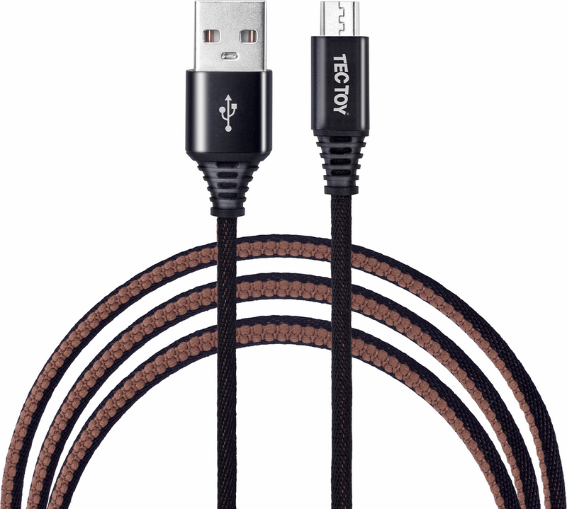 CABO NYLON MICRO USB 5V 2.4A XWIRE SMART TECTOY - Storesul