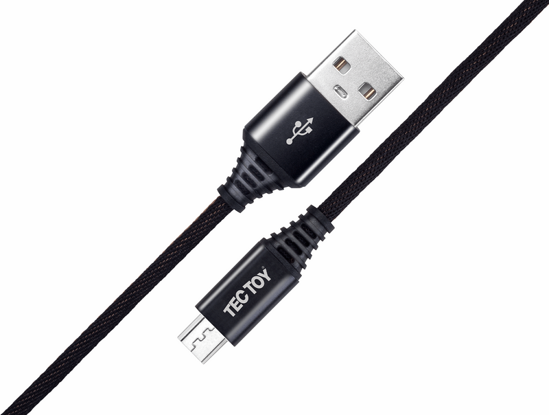 CABO NYLON MICRO USB 5V 2.4A XWIRE SMART TECTOY - Storesul