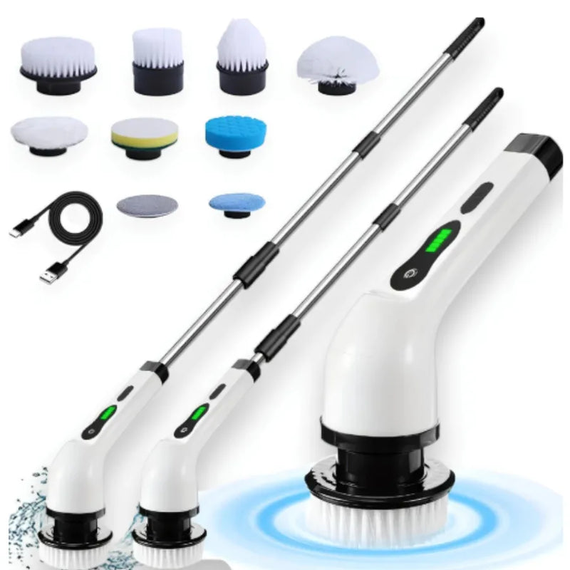 Compartilhar DÚVIDAS  Tire suas dúvidas  INDIQUE ESTE PRODUTO  Indique para um amigo  Esfregão Elétrico Sem fio Escova De Limpeza Pesada Multiuso 360 Recarregável Giratória