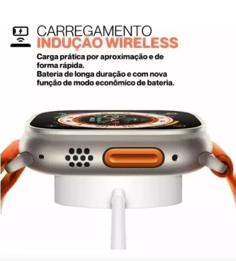 Smartwatch S18 Ultra Pro Bazik Prime Nfc 7 Pulseiras + Case