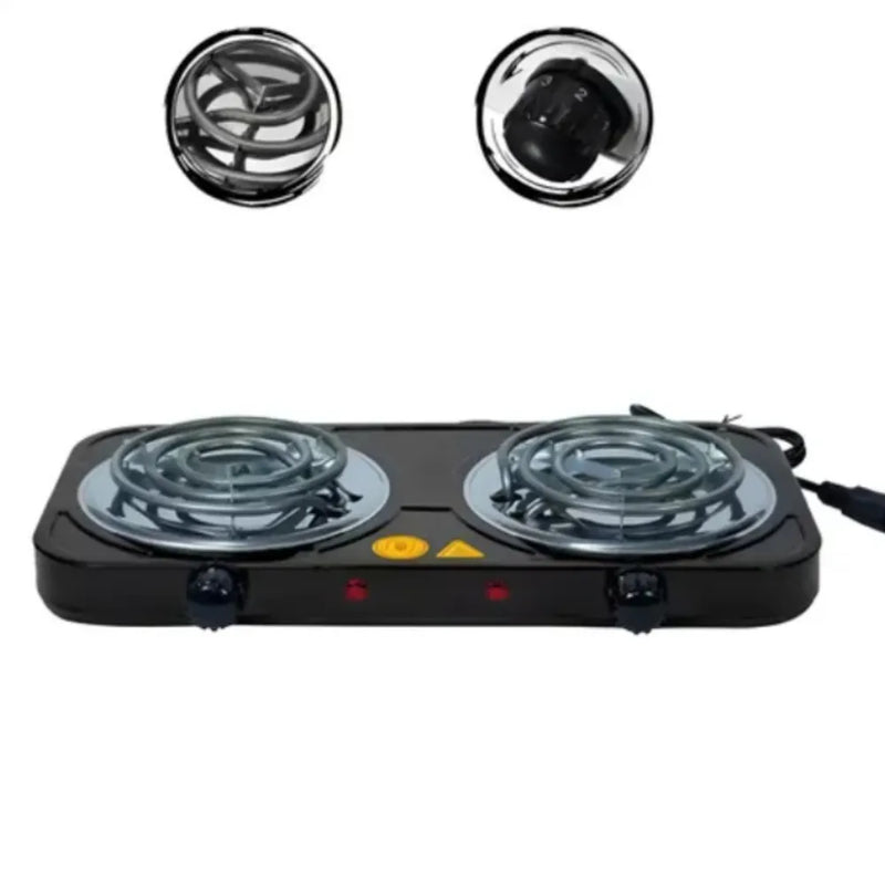 Fogão Cooktop Elétrico 2 Bocas 2500w, Portátil 127v