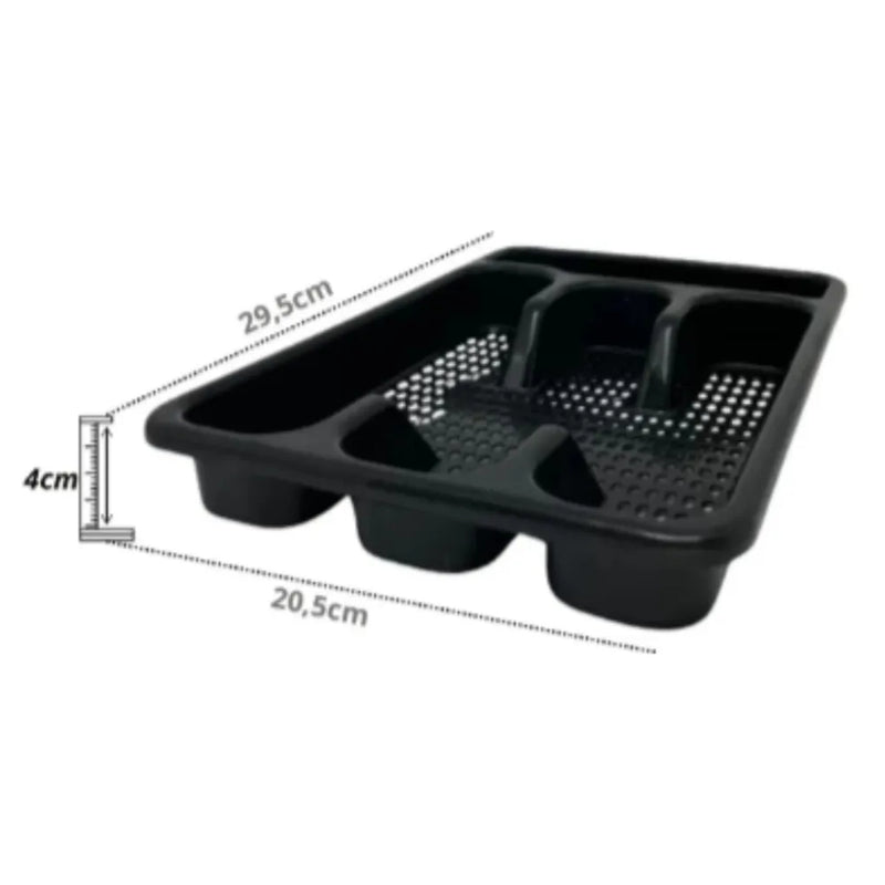 Faqueiro Jogo De Talheres Inox C/ Porta Talher Com 25 Peças