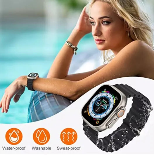 Smartwatch S18 Ultra Pro Bazik Prime Nfc 7 Pulseiras + Case