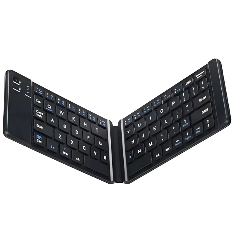 Teclado Portátil Dobravel Bolsa Sem Fio Compacto Bluetooth
