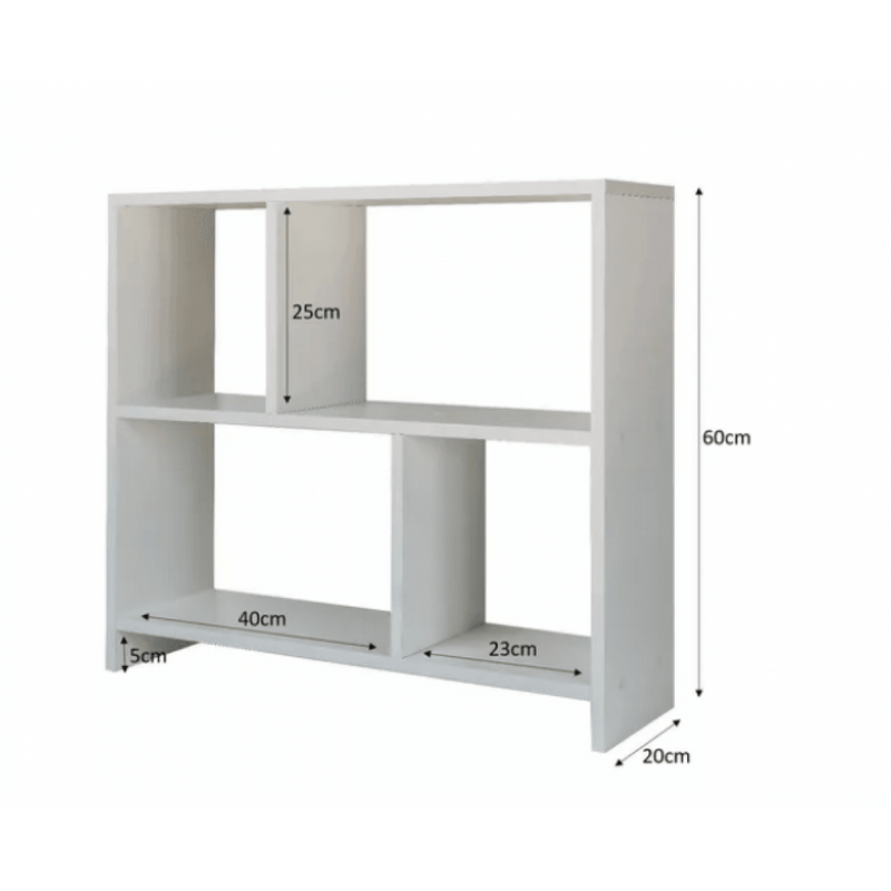 Rack Nicho Aparador Sala Quarto Escritório Mdf Branco - Storesul